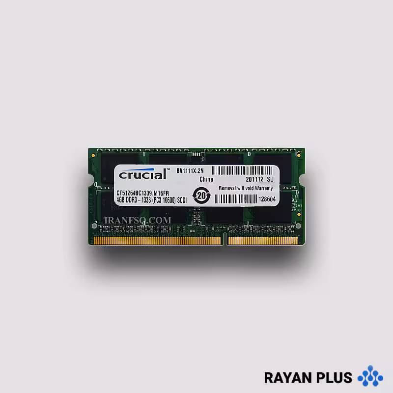رم لپ تاپ CRUCIAL 4G PC3 10600