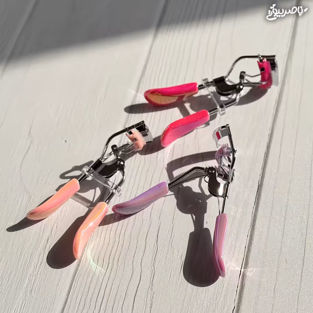 فرمژه دستی استیل رنگی شانه دار