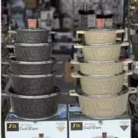 سرویس قابلمه 10 پارچه برند زیو مدل Z-7135
