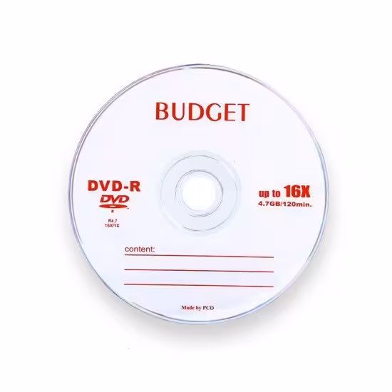 دی وی دی خام باجت مدل DVD-RBudget