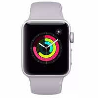 ساعت هوشمند اپل واچ 3 مدل GPS 38mm Silver Aluminium Case with Fog Sport Band