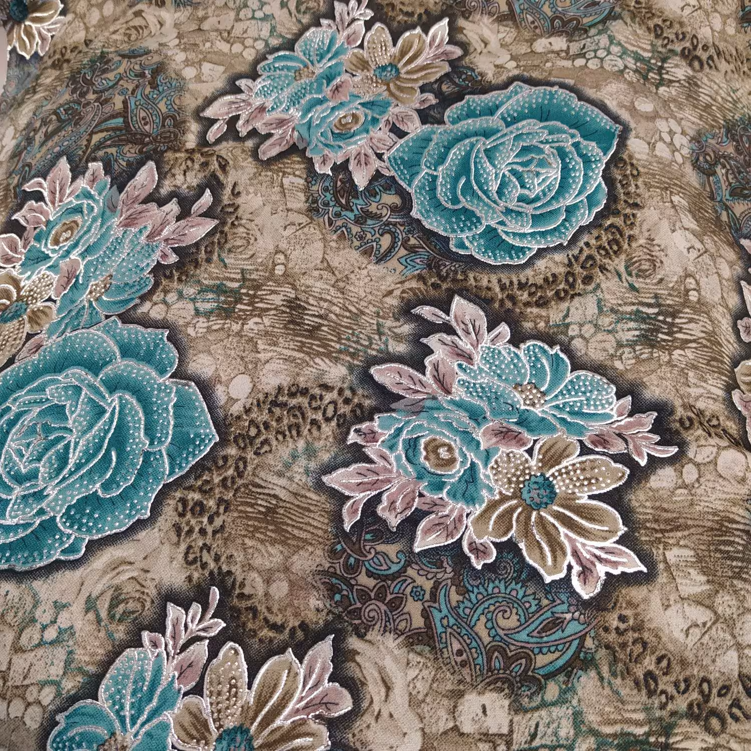 پارچه چادری نقره کوب