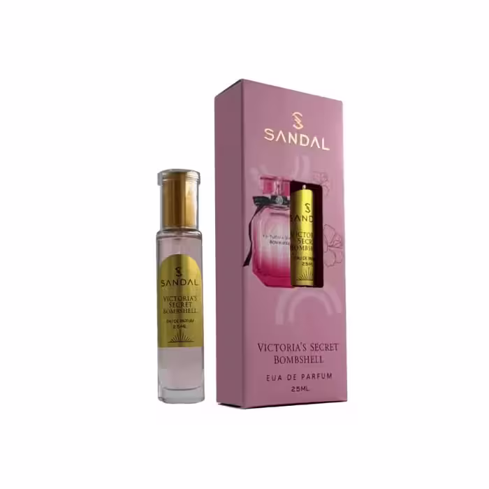 عطر جیبی زنانه صندل مدل بامبشل SANDAL حجم 25 میل