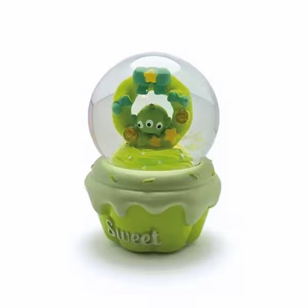 گوی موزیکال متوسط طرح زامبی سبز