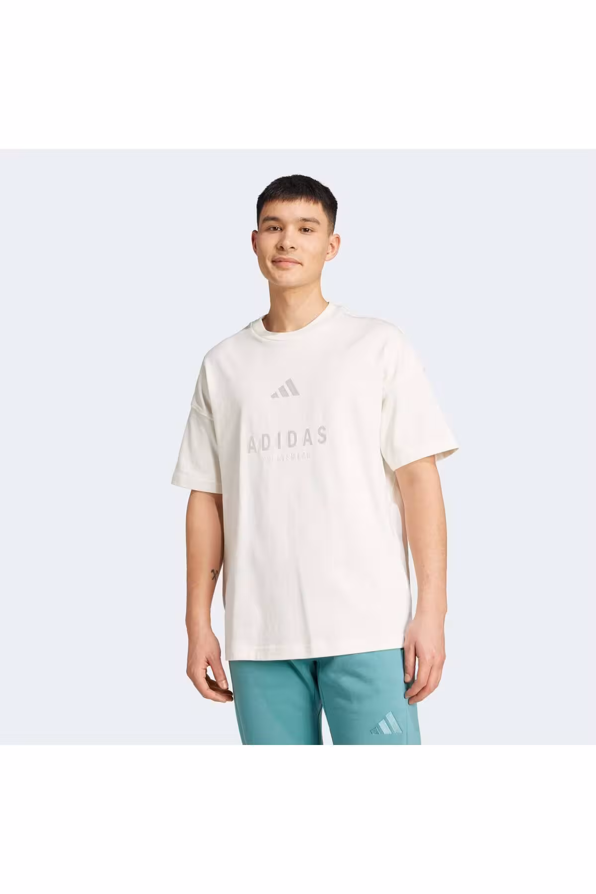 مردانه تمام SZN گل گرافیکی گلدوزی MEN T SHIRT adidas