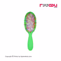 شانه helena professional رنگ سبز دندانه پلاستکی رنگی