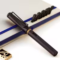 خودنویس لامی سافاری استیل بلک LAMY SAFARI FP Steel black 0E2