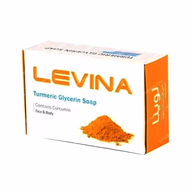 صابون گلیسیرین زرد چوبه لوینا 120 گرمی