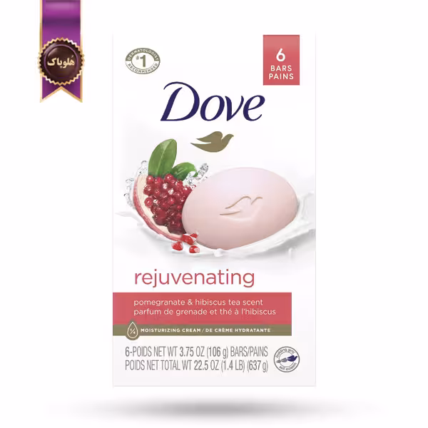 صابون داو dove مدل Rejuvenating پک 6تایی  (اورجینال)