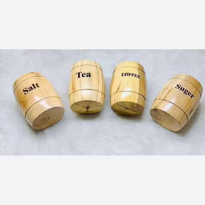 بانکه چوبی طرح بشکه | amazonchi