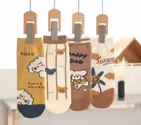 پک چهار جفتی جوراب نیم ساق طرح هاپو