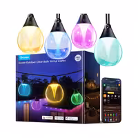 خرید لامپ هوشمند ریسه ای Govee Outdoor Clear Bulb String Lights H7025 با بهترین قیمت