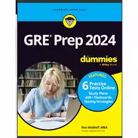 کتاب GRE Prep 2024 For Dummies with Online Practice