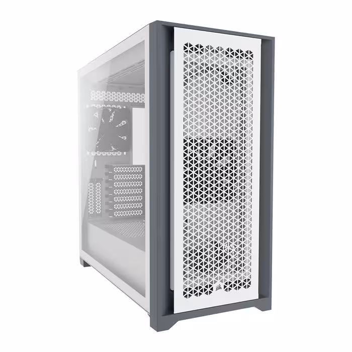 کیس کورسیر سفید Case Corsair 5000D Airflow Glass White