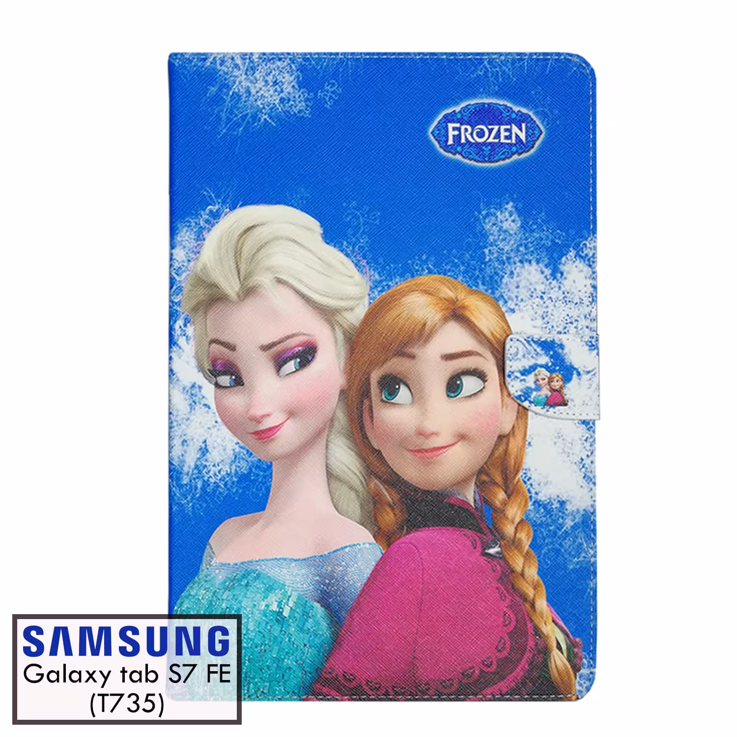 کیف کلاسوری طرح السا و آنا 2 | تبلت سامسونگ Tab S7 Plus (T970-T975)