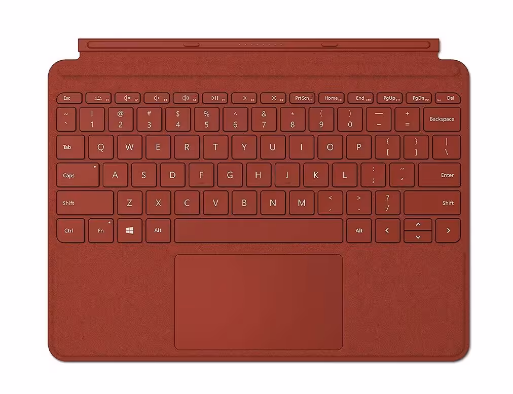 کیبورد مایکروسافت مدل Signature برای سرفیس پرو رنگ poppy red