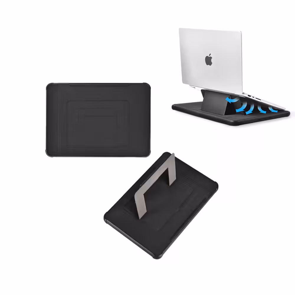محافظ و پایه مک بوک 13 اینچی ویوو مدل WIWU DEFENDER STAND CASE