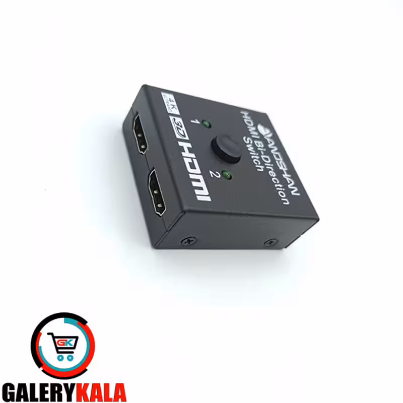 سوئیچ اسپلیتر دو پورت HDMI مدل ANOSHAN A-815