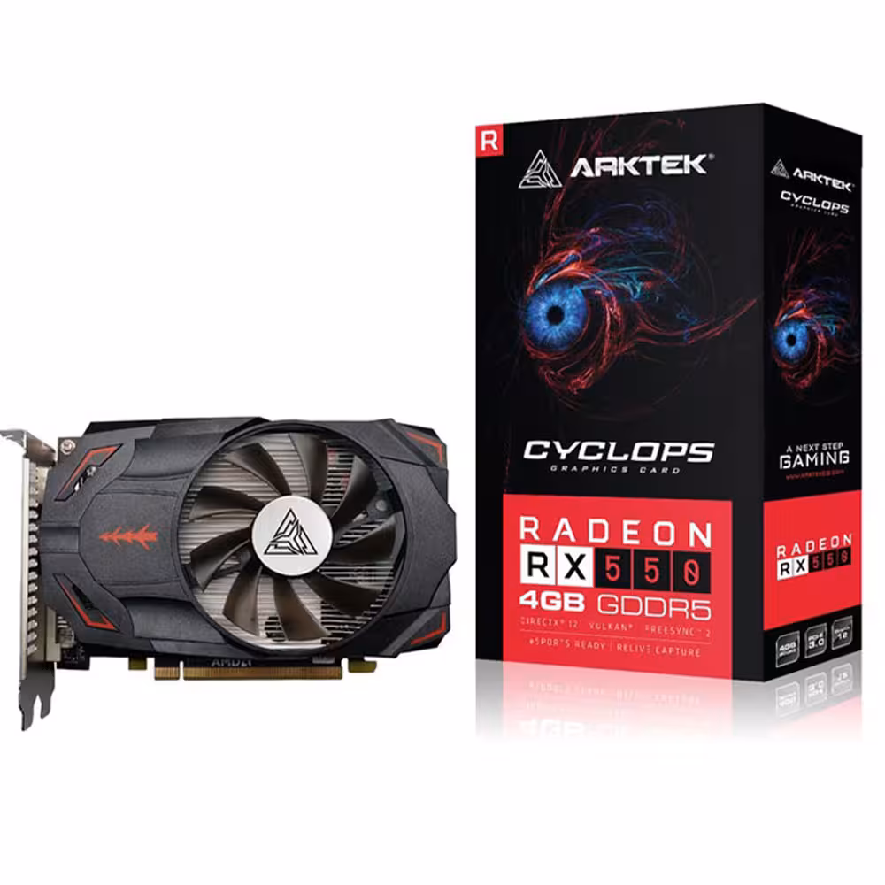 کارت گرافیک آرک تک مدل ARKTEK RX550 4GB DDR5 DP