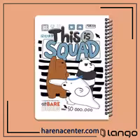 دفتر مدرسه طرح This is SQUD برند لانگو