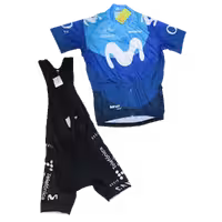 ست پیراهن و دوبنده دوچرخه سواری طرح مووی استار Movistar