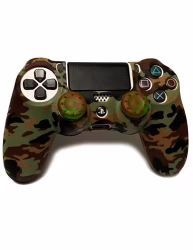محافظ دسته PS4 طرح army1 به همراه روکش آنالوگ