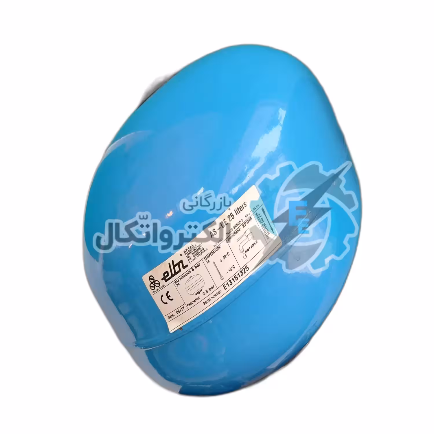 منبع تحت فشار 24لیتری elbi ایتالیا ا PURSSER MEMBERAIN elbi