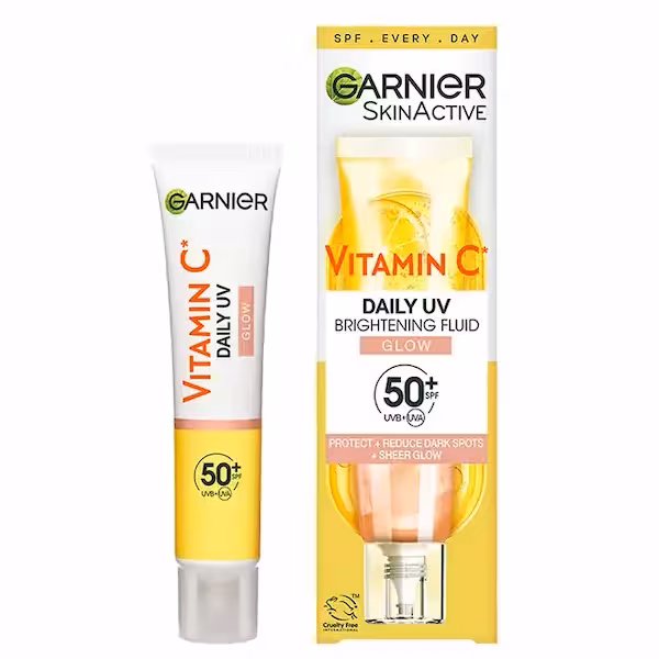 ضد آفتاب فلوئیدی ویتامین سی SPF50 گارنیر رنگی