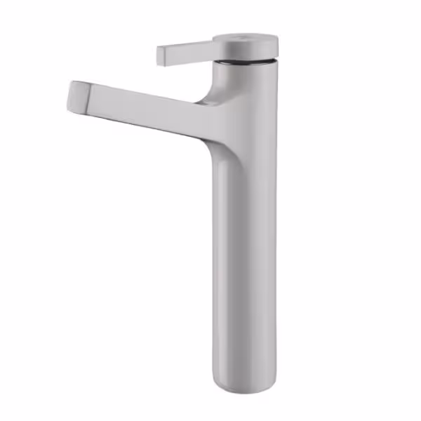 شیر روشویی پایه بلند سفید kwc مدل آوا