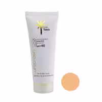 ژل ضدآفتاب 40 درصد رنگ تیره فرست تاچ 70میلی لیتری