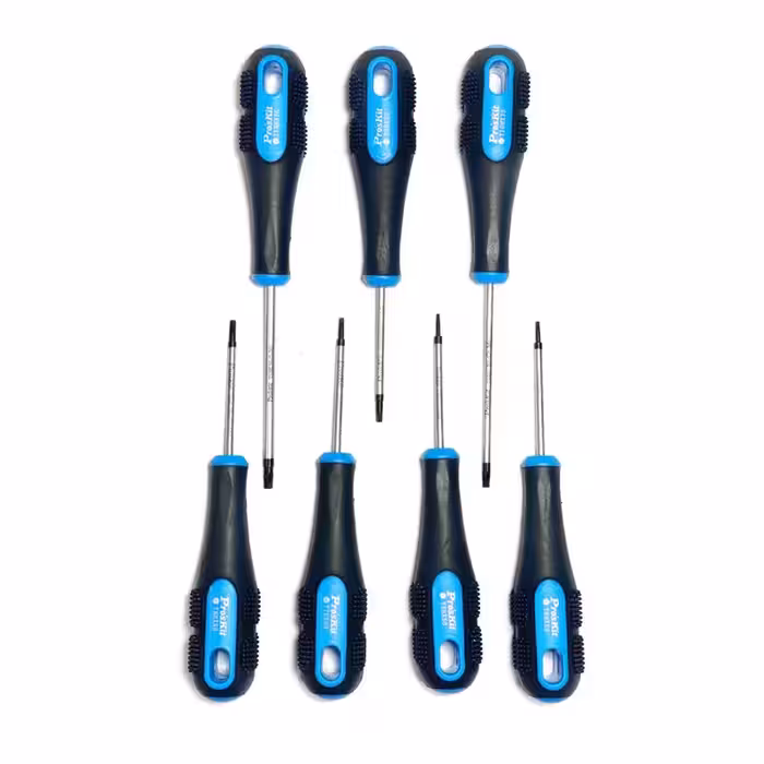 ست پیچ گوشتی خورشیدی 7 عددی پروسکیت مدل ProsKit SD-2302