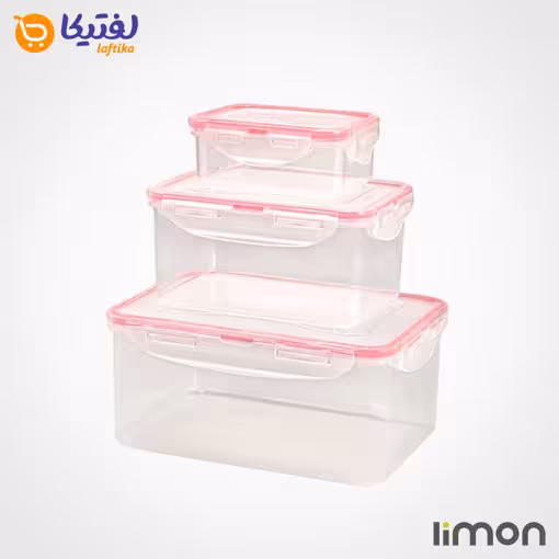 سرویس فریزری مستطیل 2363 لیمون 6 پارچه