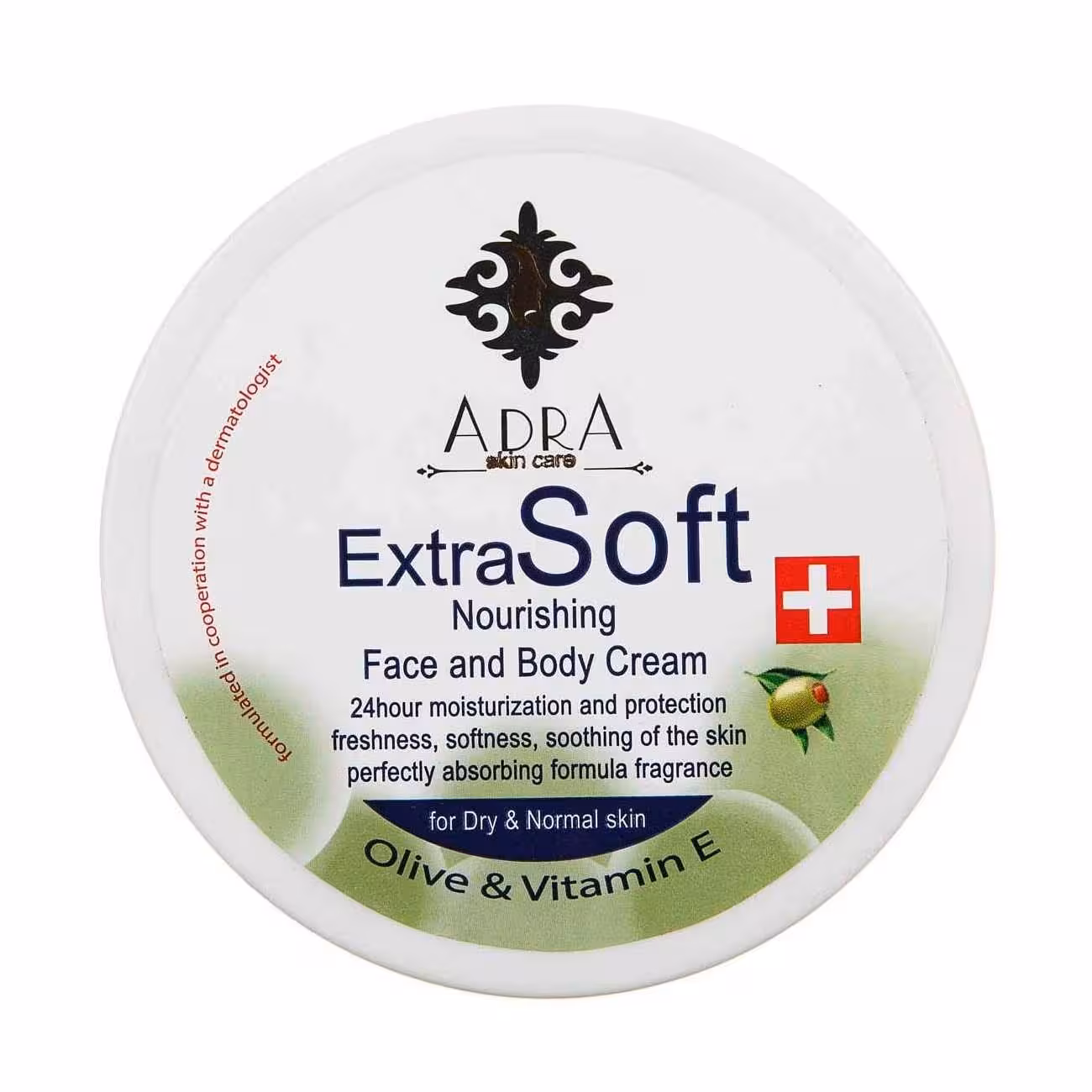قیمت و خرید کرم مرطوب کننده و مغذی آدرا حاوی روغن زیتون حجم 200 میل - پوست کالا