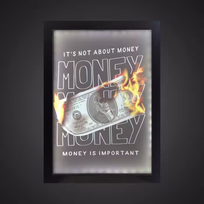تابلو بک لایت انگیزشی، طرح MONEY، کد LPF-13017