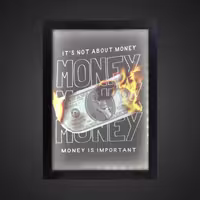 تابلو بک لایت انگیزشی، طرح MONEY، کد LPF-13017