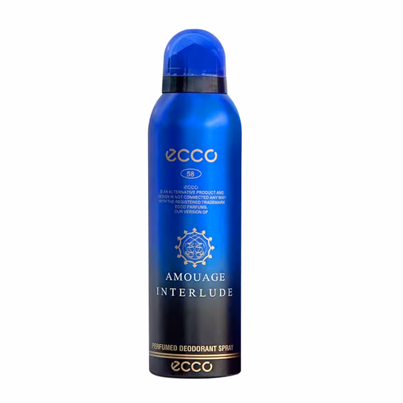 اسپری خوشبو کننده بدن ecco رایحه amouage interlude حجم 200ml