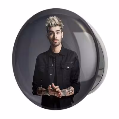 آینه جیبی خندالو طرح زین مالیک گروه موسیقی وان دایرکشن One Direction مدل تاشو کد 18953