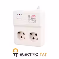 محافظ برق 2 خانه یخچال و فریزر آنالوگ با کابل 3 متری ساکو 22203