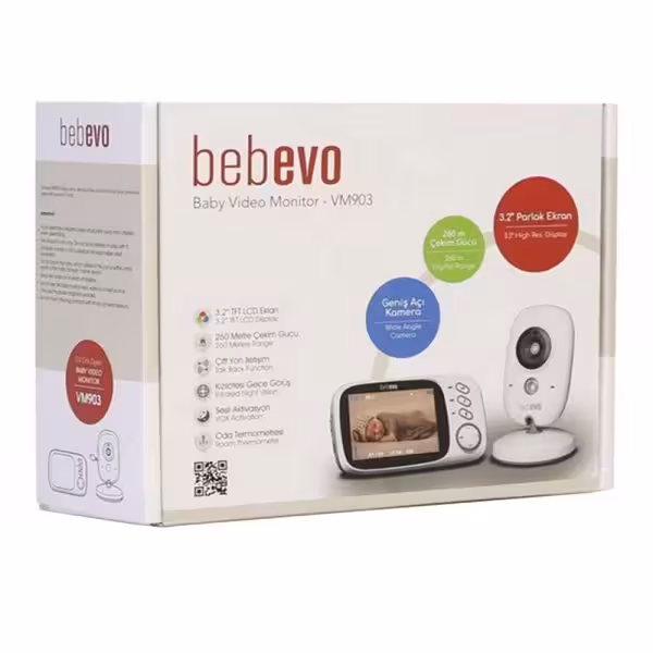 ویژگی های پیجر تصویری (دوربین خواب) کودک vm901 موتورولا bebeevo