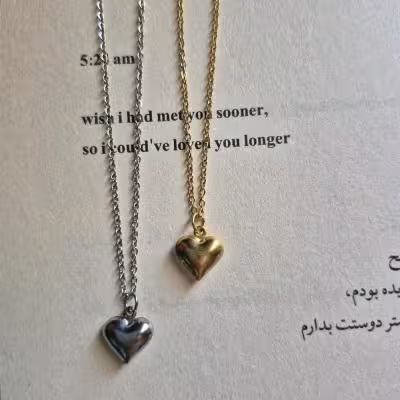 گردنبند قلب مینیمال