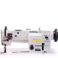 چرخ خیاطی دو سوزن دو پایه دو ماکو دینام سرخود تیپیکال GC20606-D