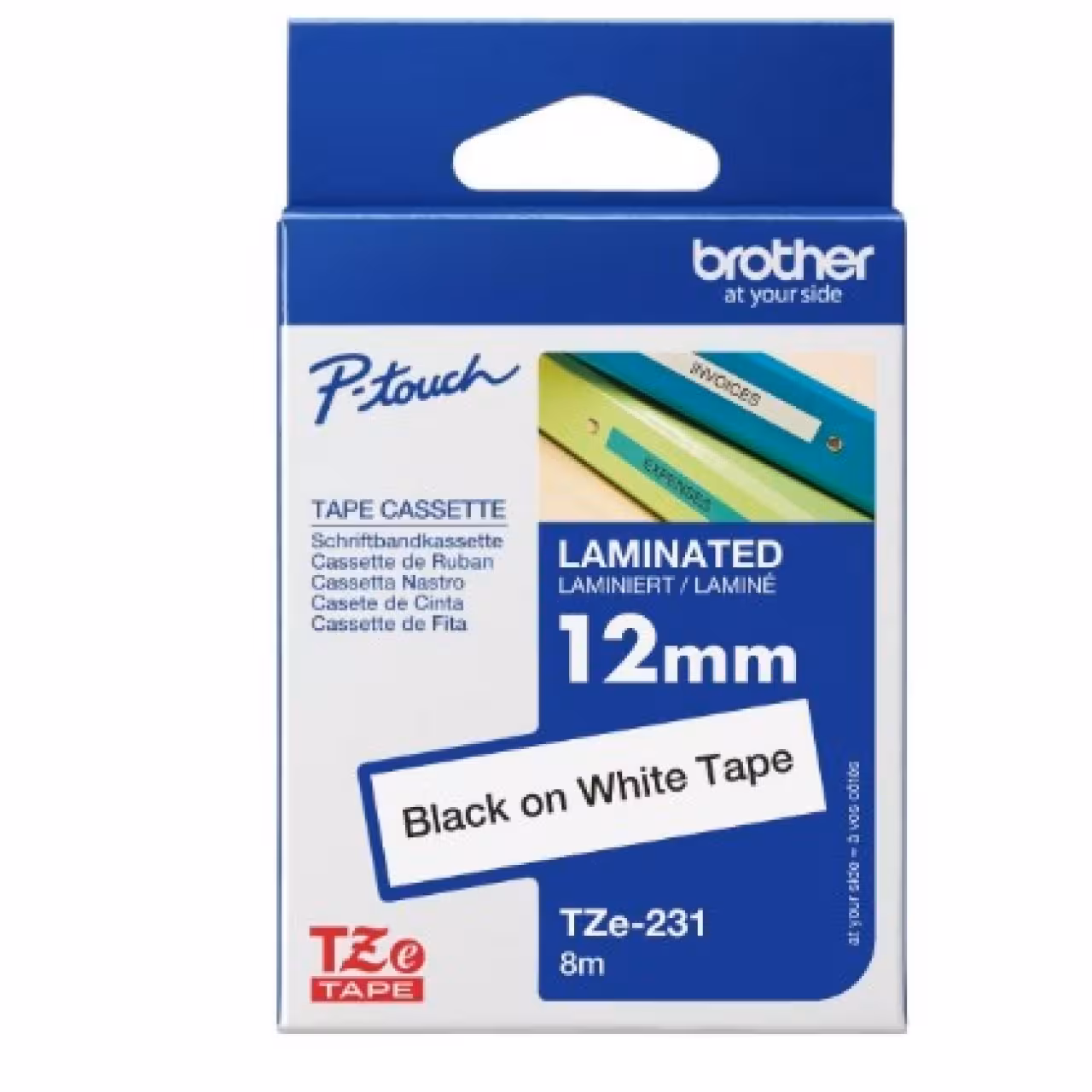 کاست لیبل پرینتر برادر مدل Tze 231