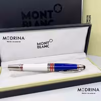 خودکار مون بلان سفید سورمه ای MontBlanc