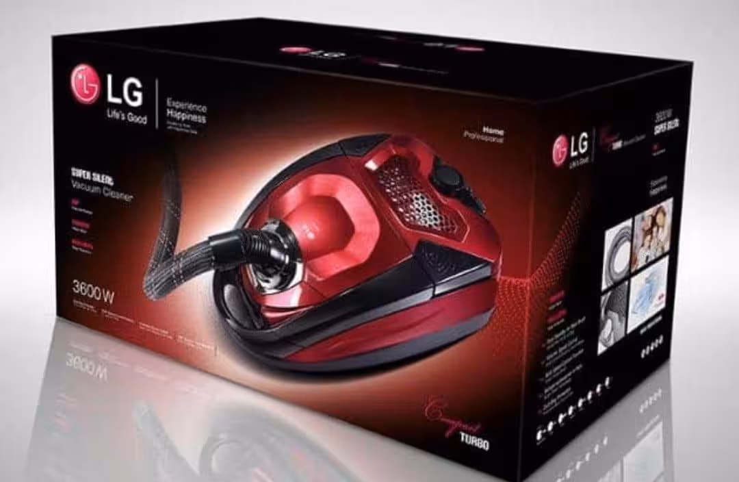 جارو برقی الجی: مدل FC-3600(پرداخت درمحل) با موتور مسی پرقدرت 3600 وات