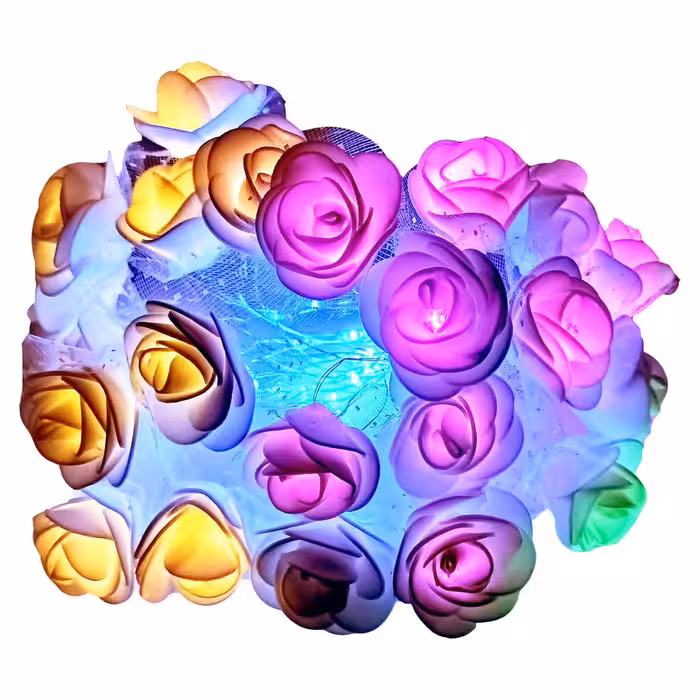 ریسه ال ای دی مدل گل رز طول 6 متر