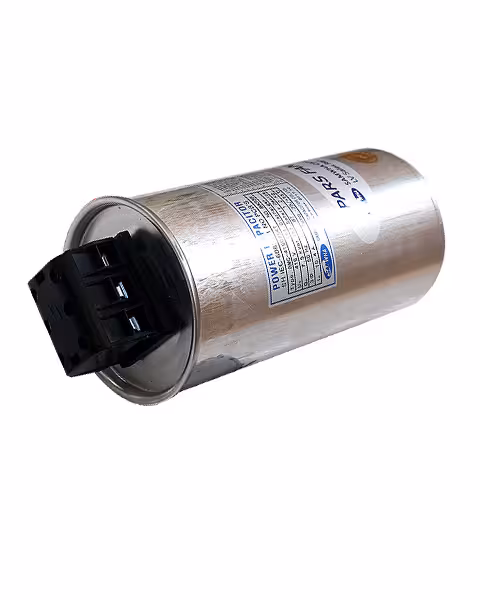 خازن سه فاز فشار ضعیف سلیندری خشک 5 کیلووار پارس فانال