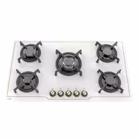 گاز توکار رومیزی شیشه ای آلتون کد G535DW