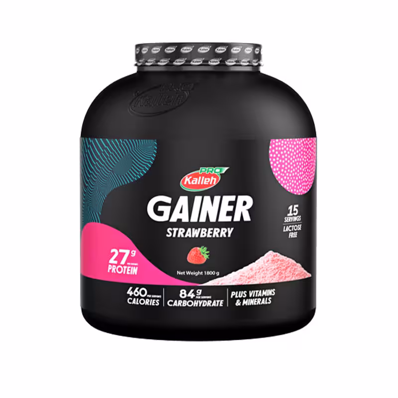 گینر 1800 گرم (توت فرنگی)  Gainer 1800 g Kalleh Pro