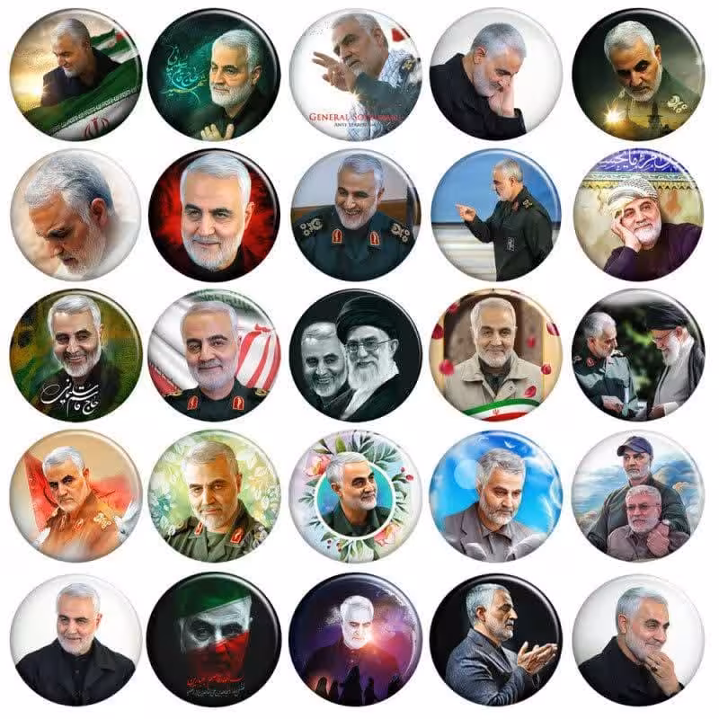 یپیکسل  فلزی 100تایی سردار دلها حاج قاسم