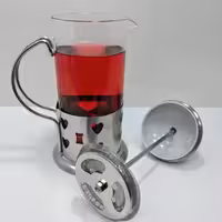 فرنچ پرس(دمنوش ساز)استیل بدنه شیشه ای